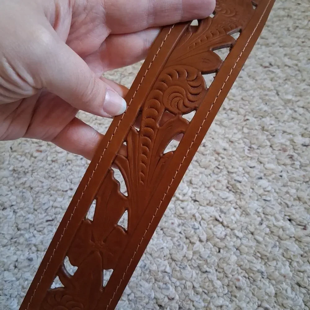 Belt Shak Western Leather Belt Size Medium